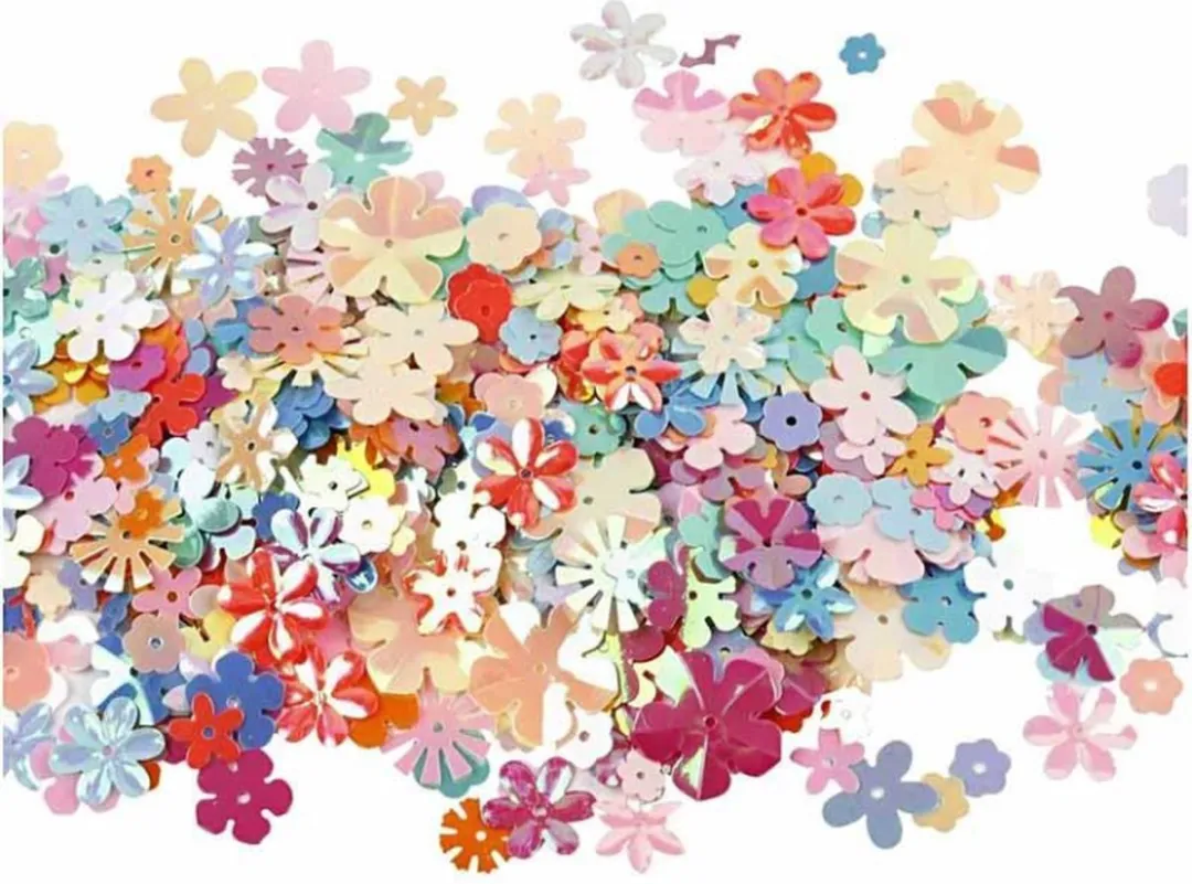 Creativ Company Pailletten Bloemen 5-20mm - 10g