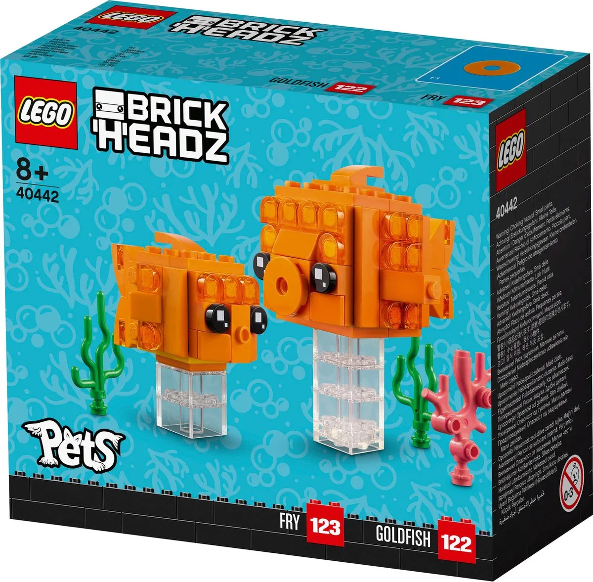 LEGO BrickHeadz Goudvis 40442 - 186 Stukken - Oranje - afbeelding 6 van 6