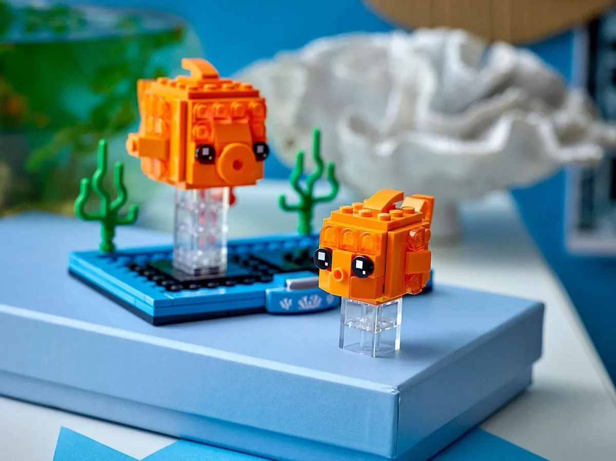 LEGO BrickHeadz Goudvis 40442 - 186 Stukken - Oranje