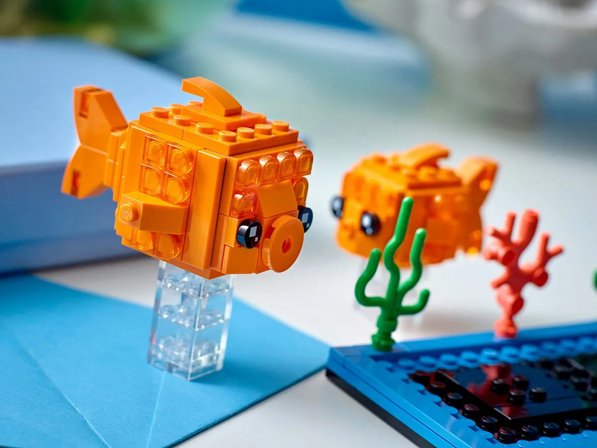 LEGO BrickHeadz Goudvis 40442 - 186 Stukken - Oranje