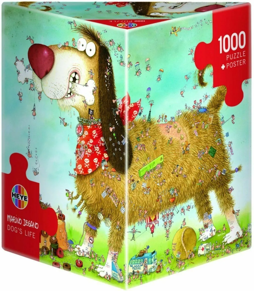 Heye Puzzel Dog's Life 1000 Stuks - Multicolor