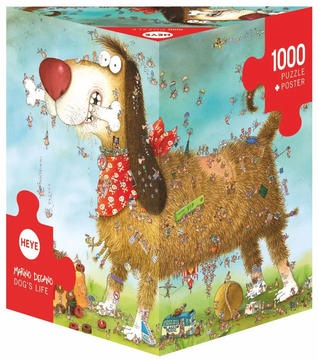 Heye Puzzel Dog's Life 1000 Stuks - Multicolor