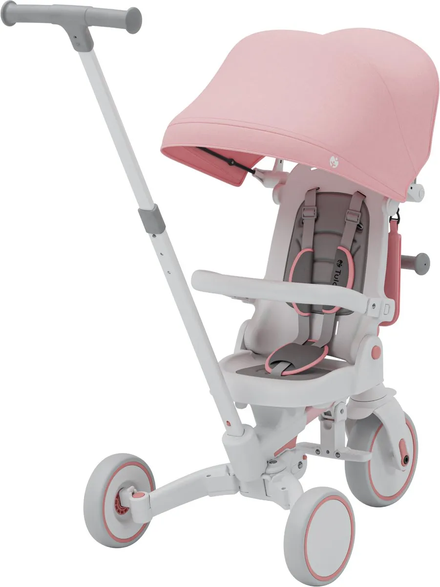 Tulano Noah 35 4-in-1 Driewielige Fiets - Roze - afbeelding 6 van 6
