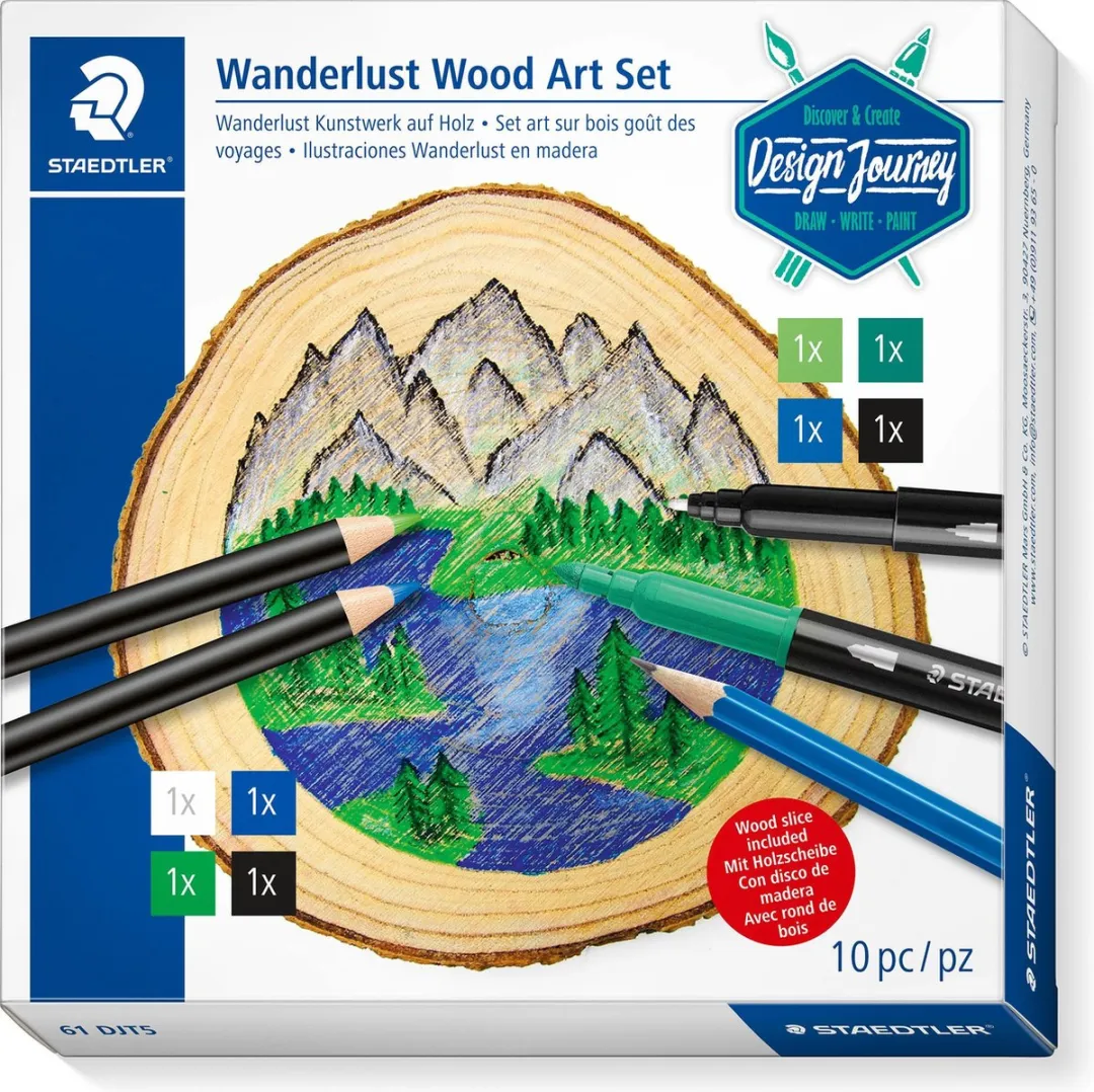 STAEDTLER Wanderlust Wood Art Set