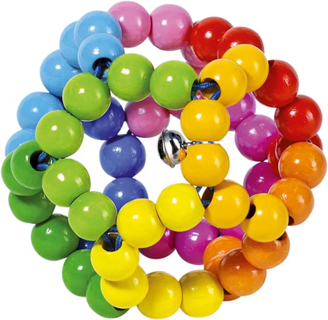 Goki Regenboogbal Bijtring