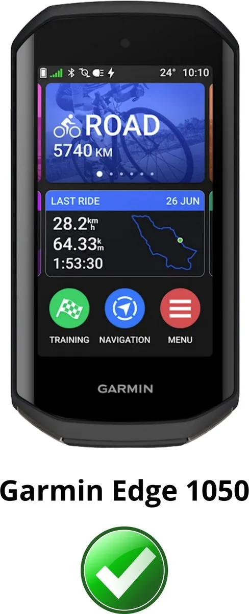 Garmin Edge 1050 Hoesje - Zwart
