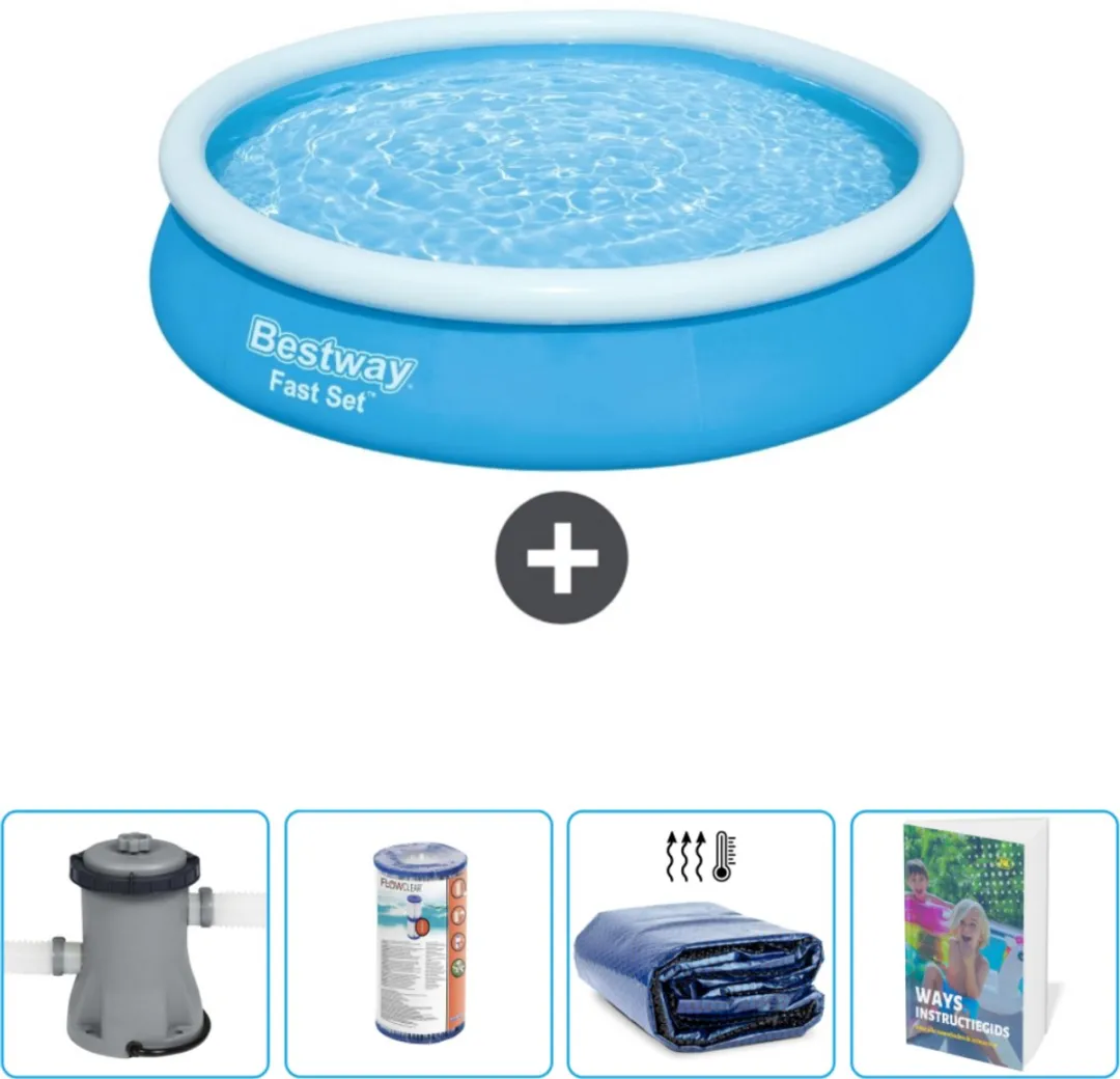 Bestway Fast Set Rond Zwembad 366x76cm