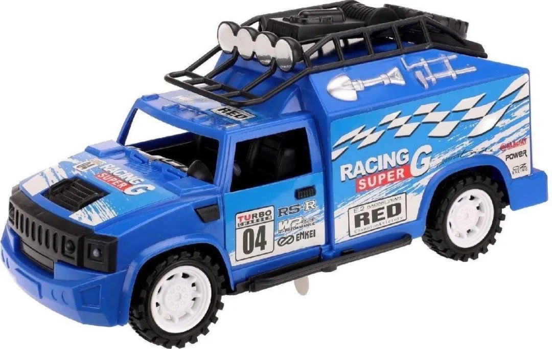Toi-Toys Raceauto Blauw