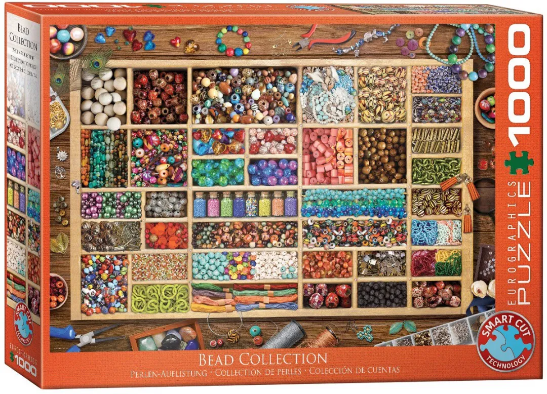 Eurographics Puzzel Kralen Collectie 1000 Stuks - Multicolor