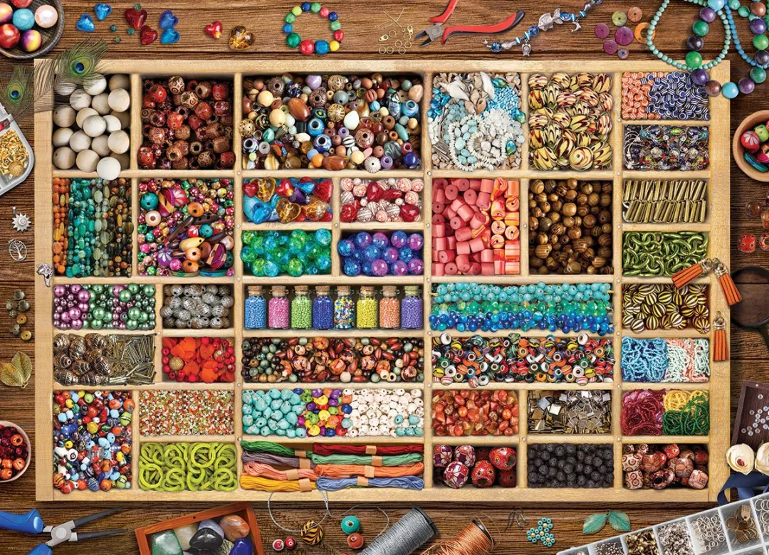 Eurographics Puzzel Kralen Collectie 1000 Stuks