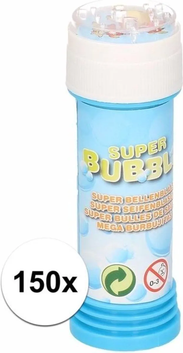 150 stuks voordelige kinder bellenblaas 50 ml