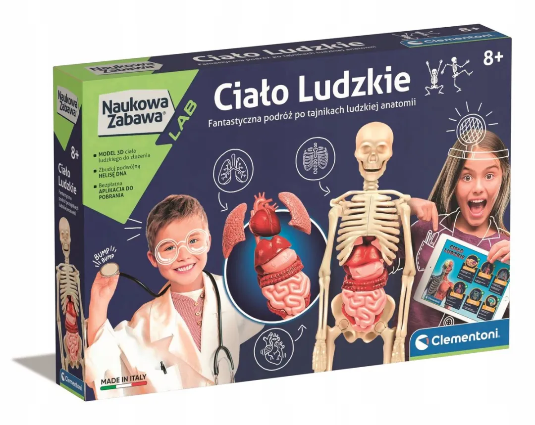 Clementoni Wetenschappelijk Speelgoed Menselijk Lichaam & DNA