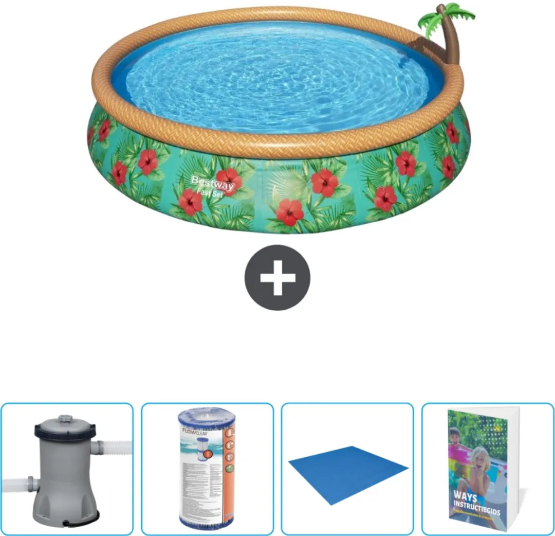 Bestway Fast Set Rond Zwembad 457x84cm