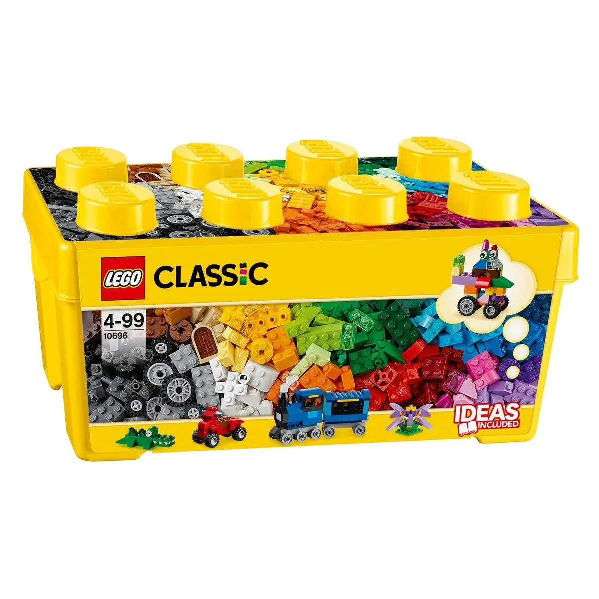 LEGO Classic Creatieve Medium Opbergdoos 10696 - 484 Stukken - Geel