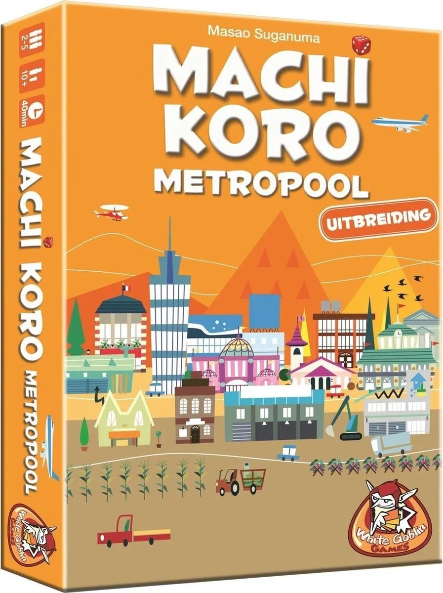 White Goblin Games Machi Koro Metropool - Familiespel - 2-5 spelers