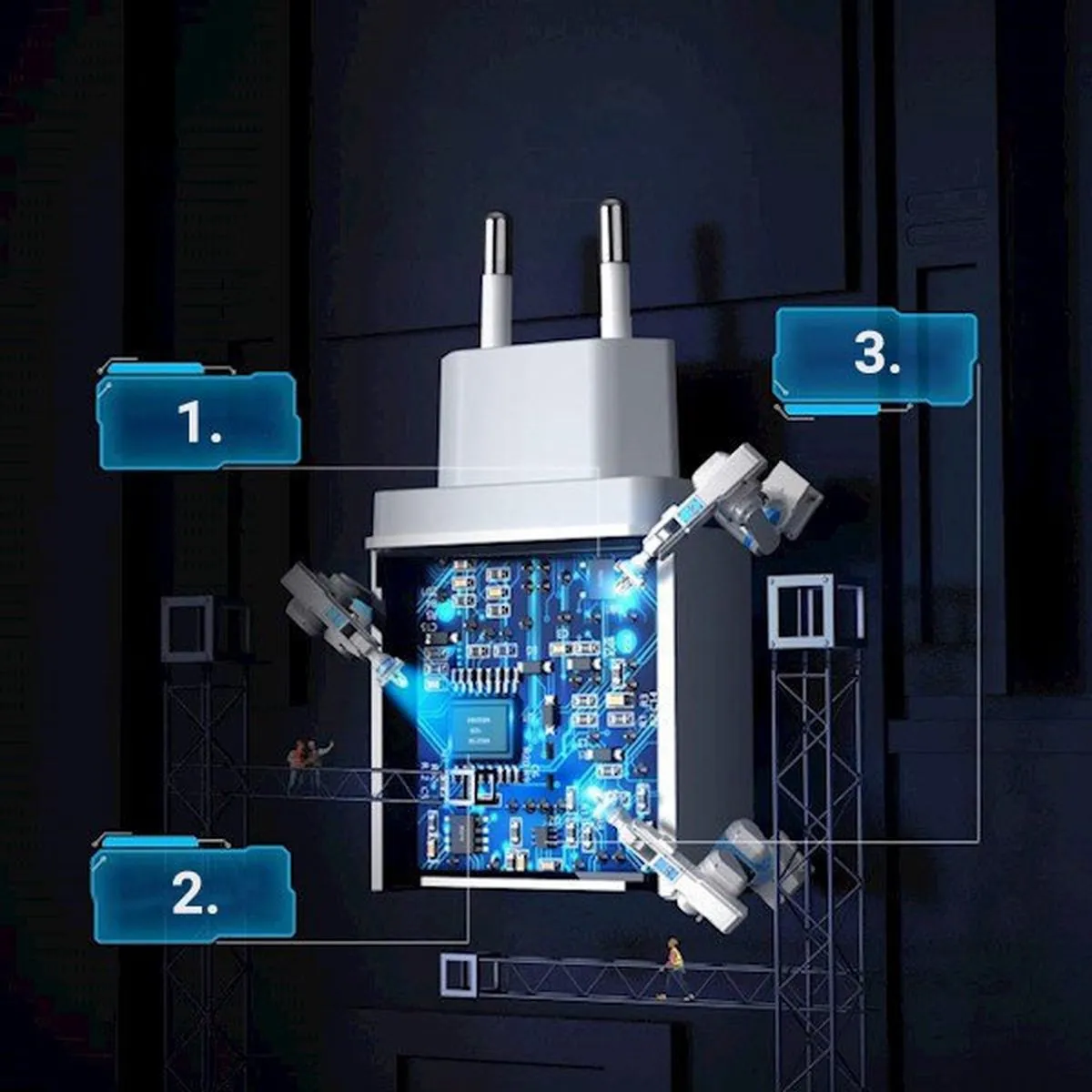 Ugreen USB-A QC3.0 18W Snellader - Wit - afbeelding 6 van 6
