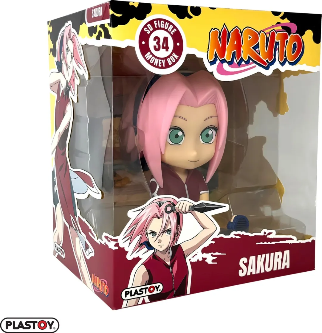 Plastoy Naruto Sakura Spaarpot - Veelkleurig