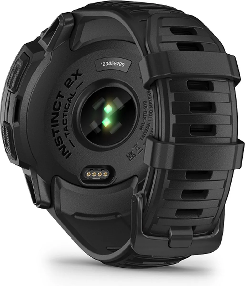 Garmin Instinct 2X Solar Tactical Edition Smartwatch - Zwart