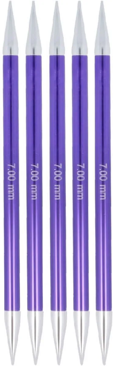 KnitPro Zing Sokkennaalden 7.00mm - 5 Stuks Multikleur