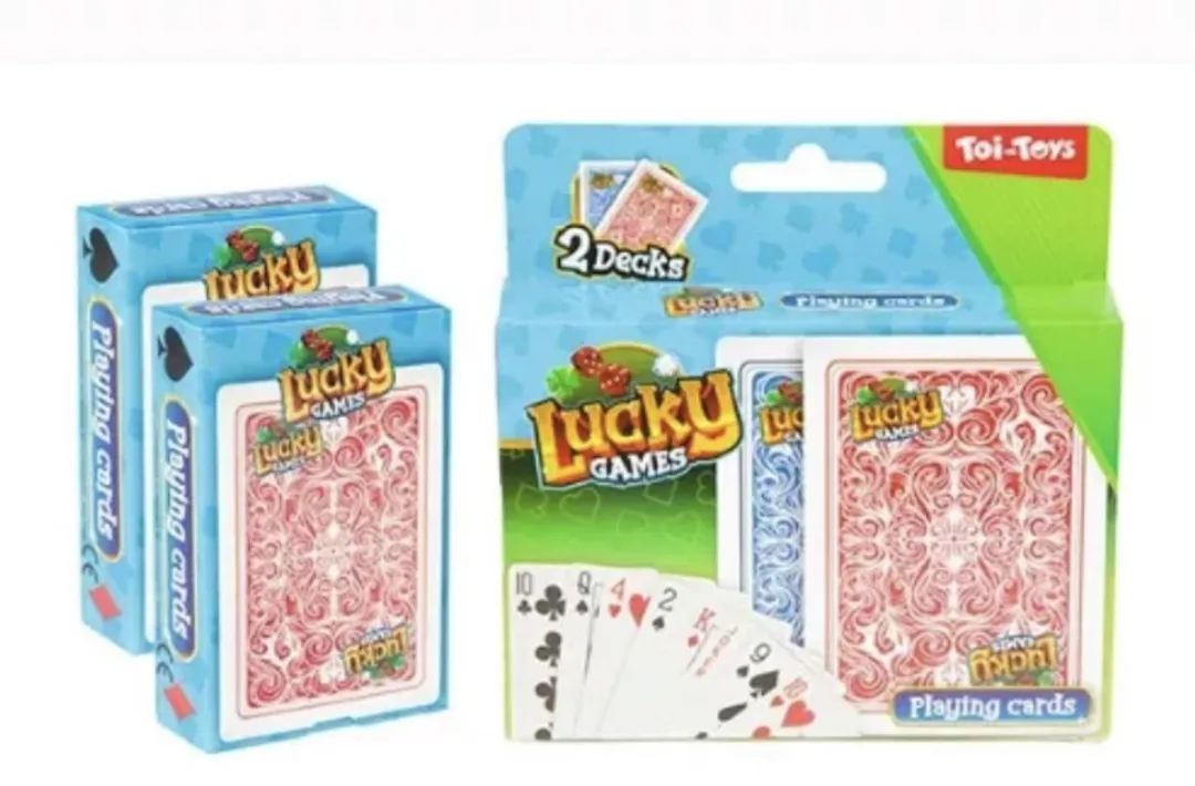 Spelkaarten - 2 Pakjes Speelkaarten - Spelletjes - Lucky Games - Avond Spelletjes - Leuk Met Vrienden - Pesten - Klaverjassen - Hartenjangen - Kingen - Kaarten
