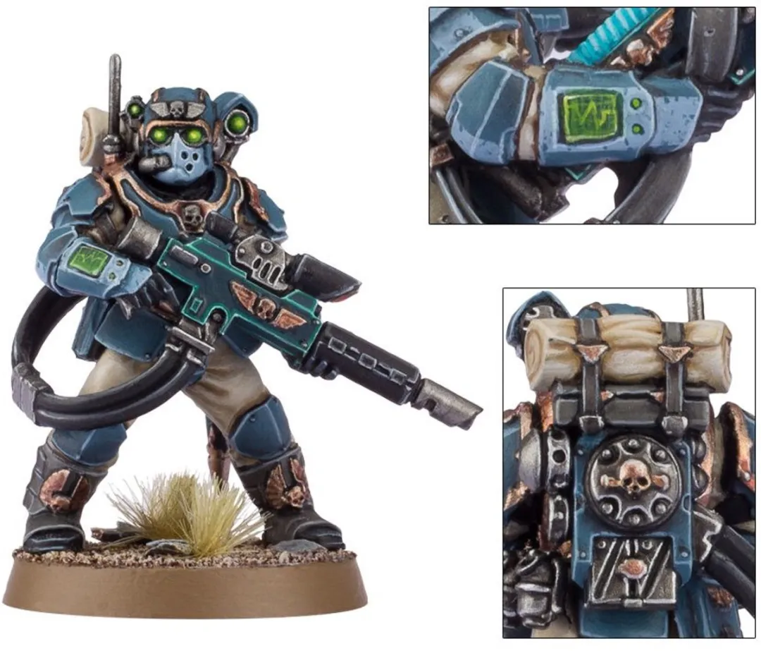 Games Workshop Militarum Tempestus Scions - 5 Onderdelen