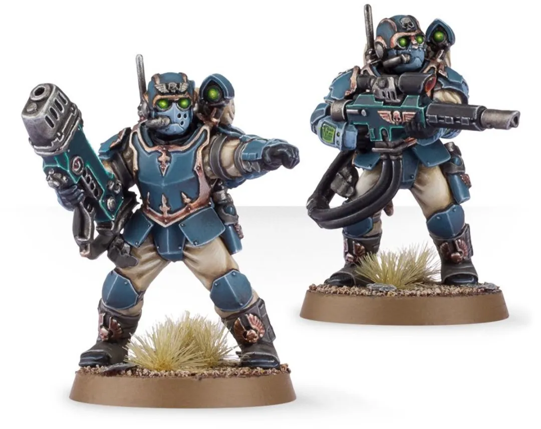 Games Workshop Militarum Tempestus Scions - 5 Onderdelen