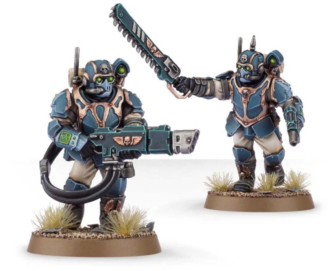 Games Workshop Militarum Tempestus Scions - 5 Onderdelen