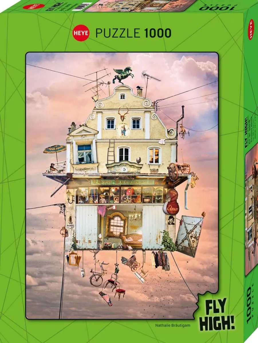 Heye Treasure House 1000 Stuks Puzzel - Fly High - Multicolor