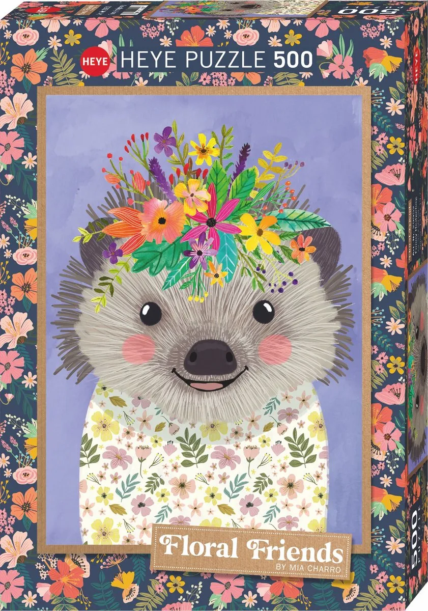 Heye Puzzel Funny Hedgehog 500 Stuks - Veelzijdig