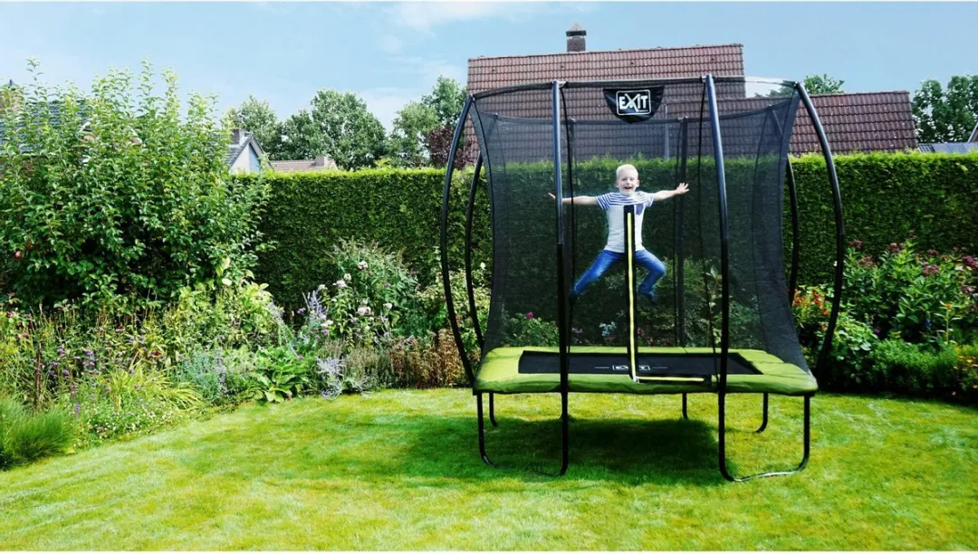 EXIT Silhouette Trampoline 214cm - Groen - afbeelding 6 van 6