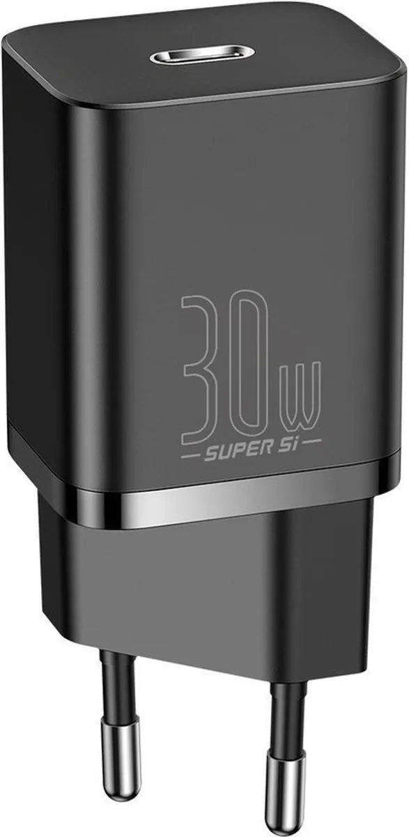 Baseus Super Si Oplader 30W - Wit