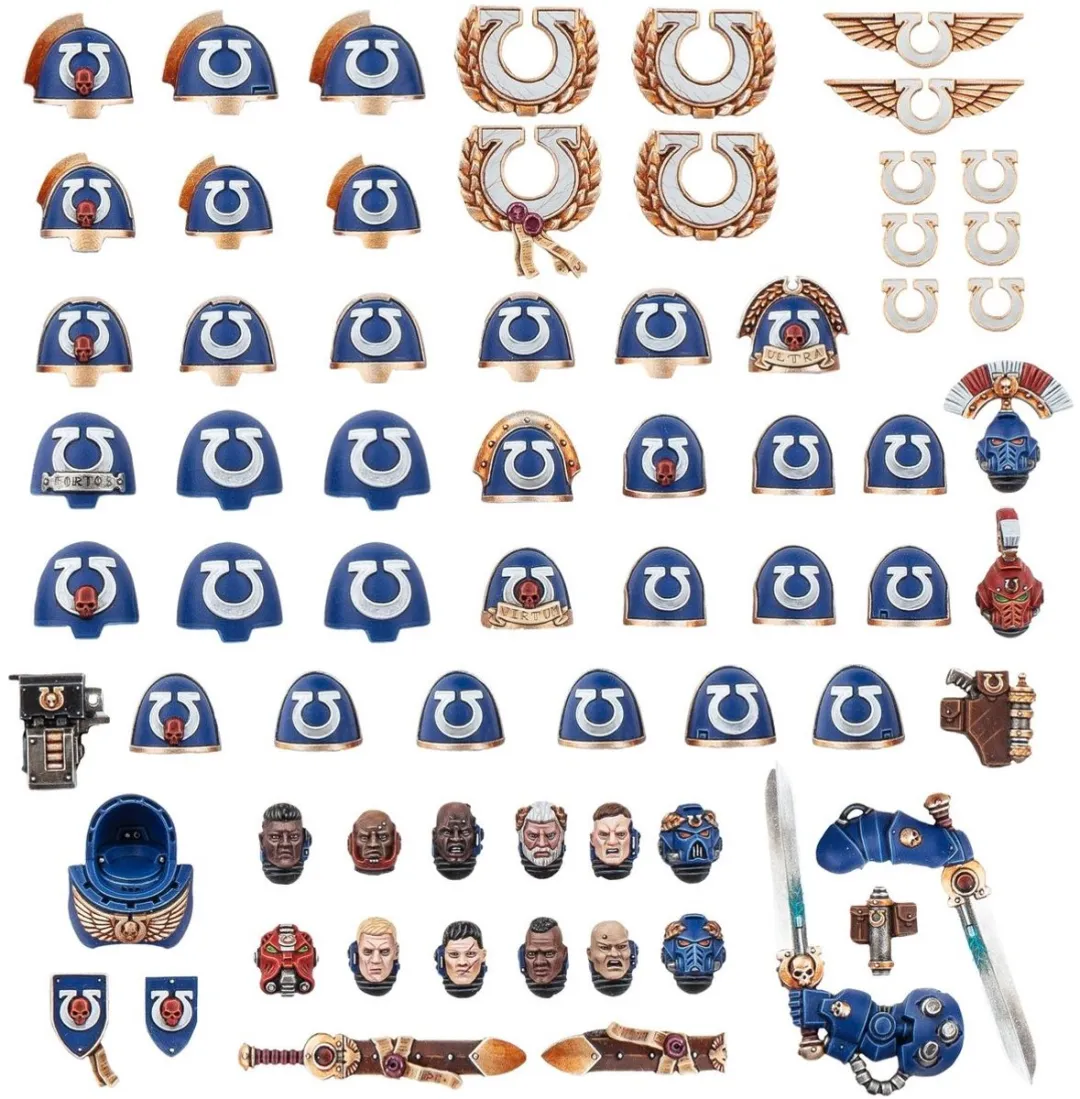 Games Workshop Warhammer 40K Ultramarines Upgrades & Transfers 55-72