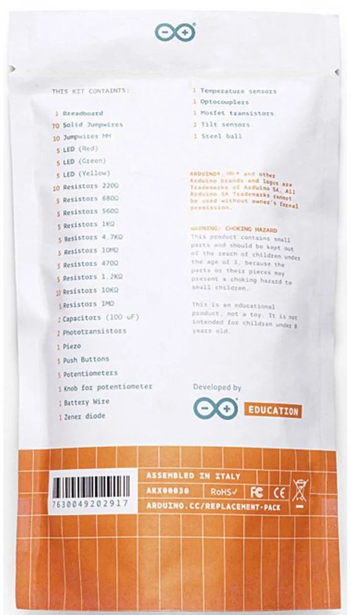 Arduino AKX00030 Accessory Replacements Pack