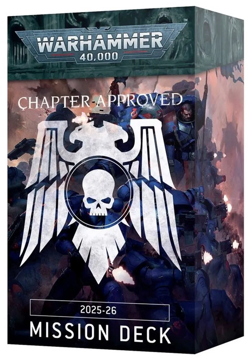 Games Workshop Warhammer 40K Chapter Approved 2025-26 Missiekaarten