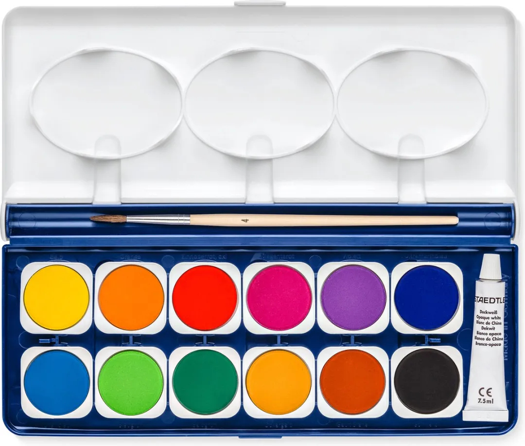 STAEDTLER Noris Waterverf - 12 Kleuren