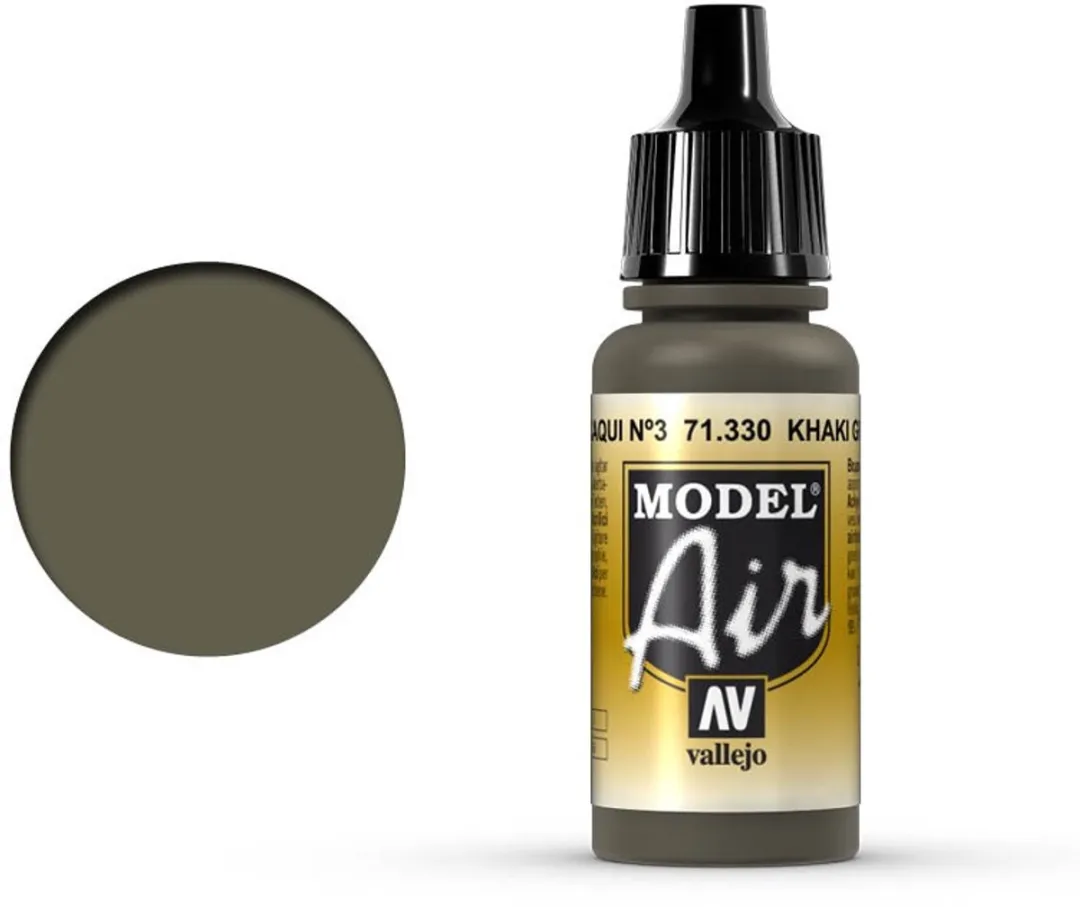 Vallejo Model Air Khaki Green 71330 Acrylverf 17ml