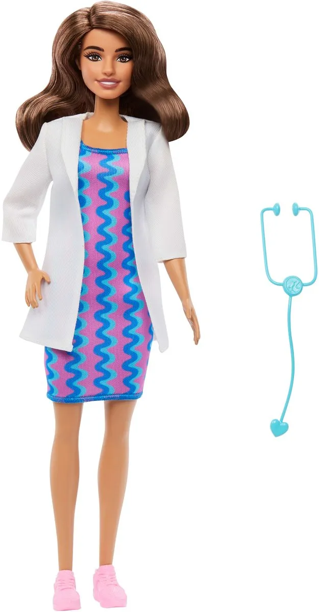 Mattel Barbie Dokter Pop 27cm Multicolor - MPN 0194735348633