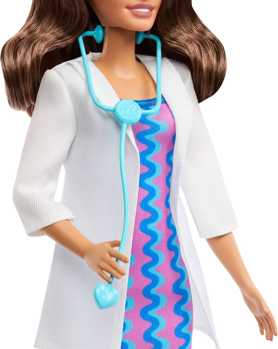 Mattel Barbie Dokter Pop 27cm Multicolor - MPN 0194735348633
