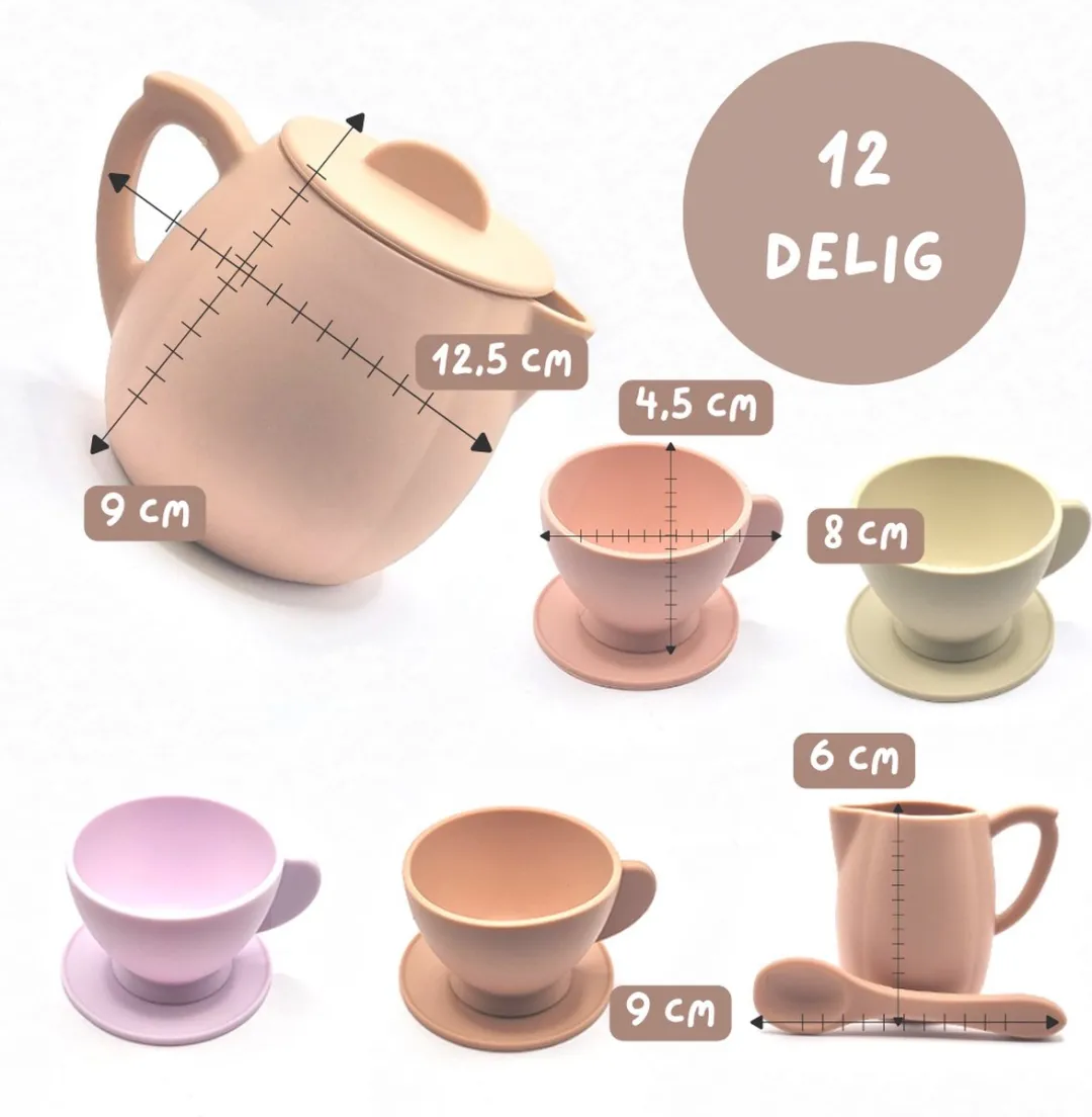 Theeservies voor Kinderen - Peuter Servies Set - Speelgoed 3 Jaar - VintaToys