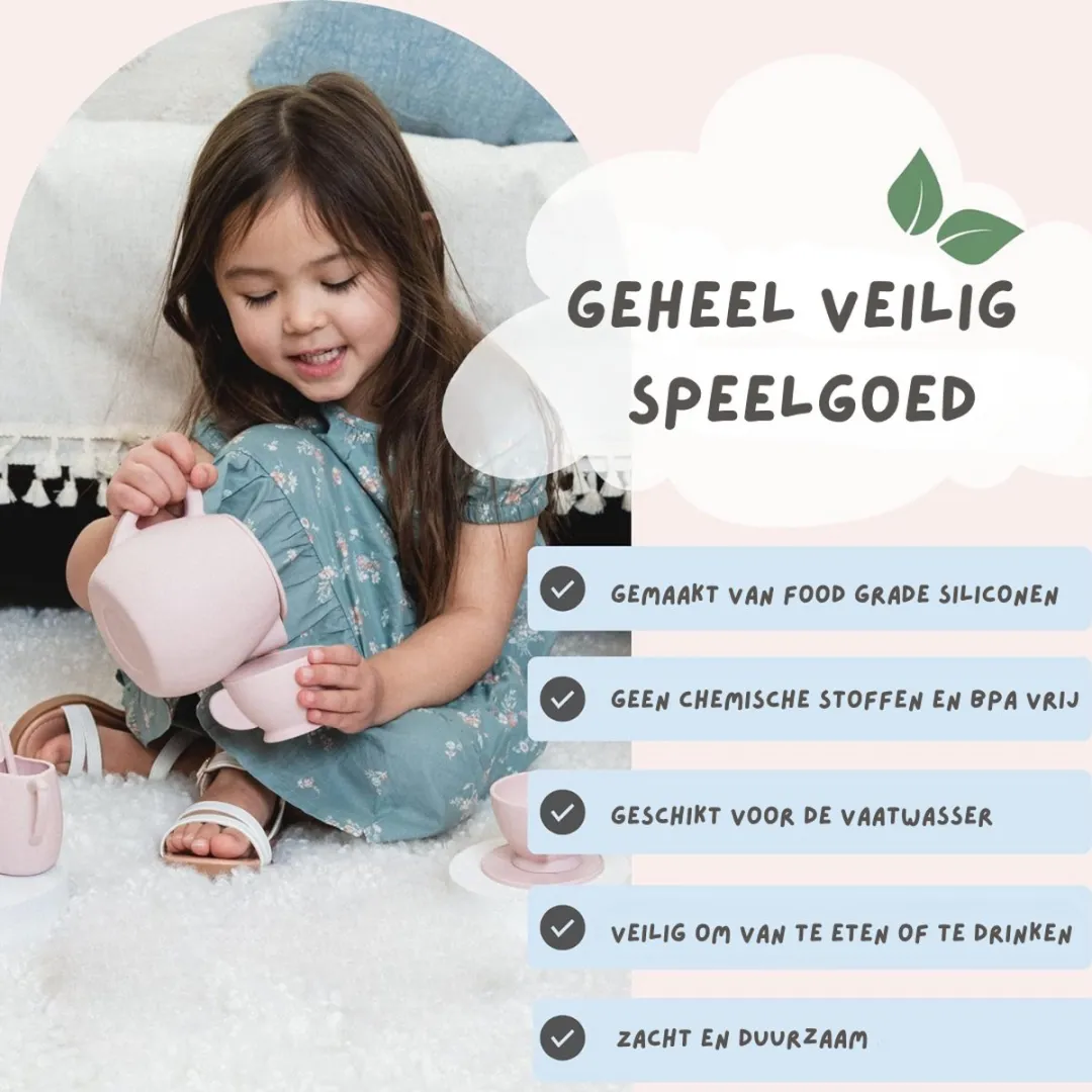 Theeservies voor Kinderen - Peuter Servies Set - Speelgoed 3 Jaar - VintaToys