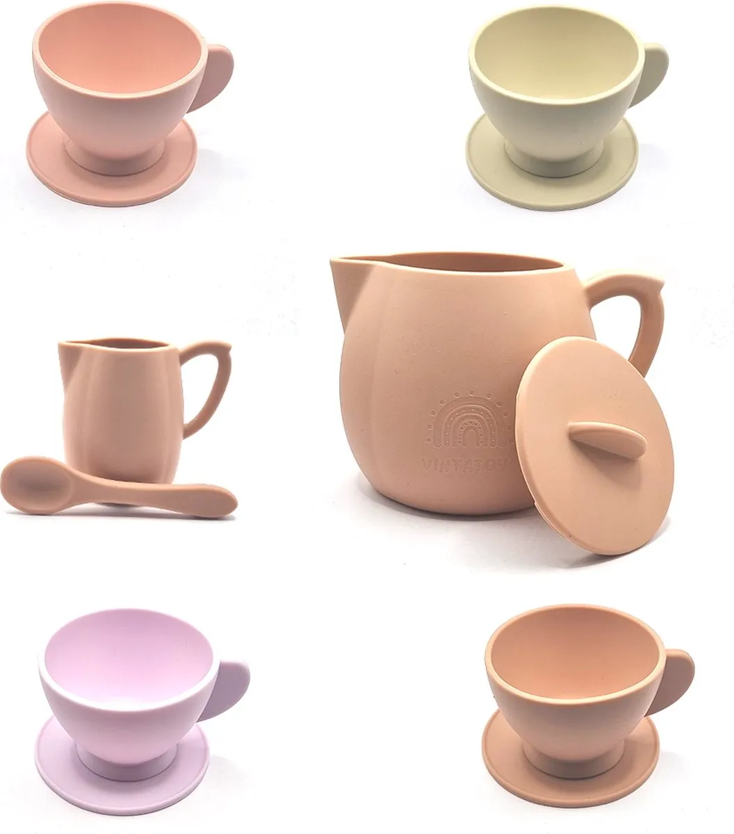 Theeservies voor Kinderen - Peuter Servies Set - Speelgoed 3 Jaar - VintaToys