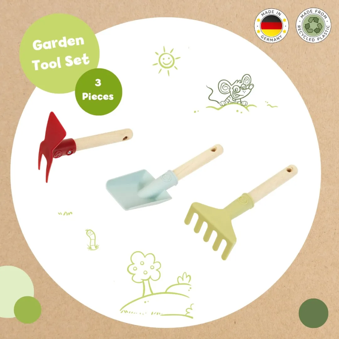 Klein Toys Little Foot Tuinset 3-delig - Schoffel/Handschep/Handhark - Multicolor - afbeelding 6 van 6