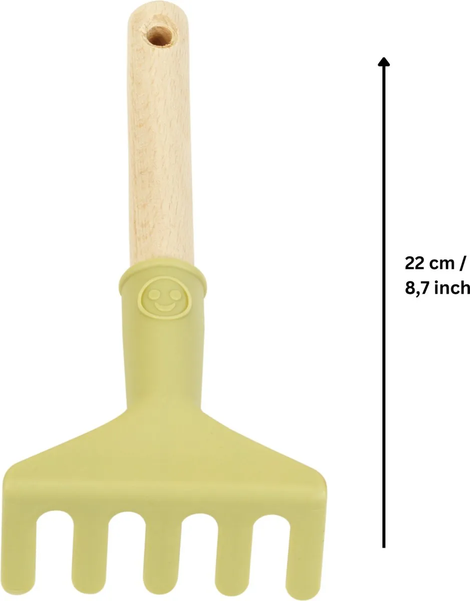 Klein Toys Little Foot Tuinset 3-delig - Schoffel/Handschep/Handhark - Multicolor