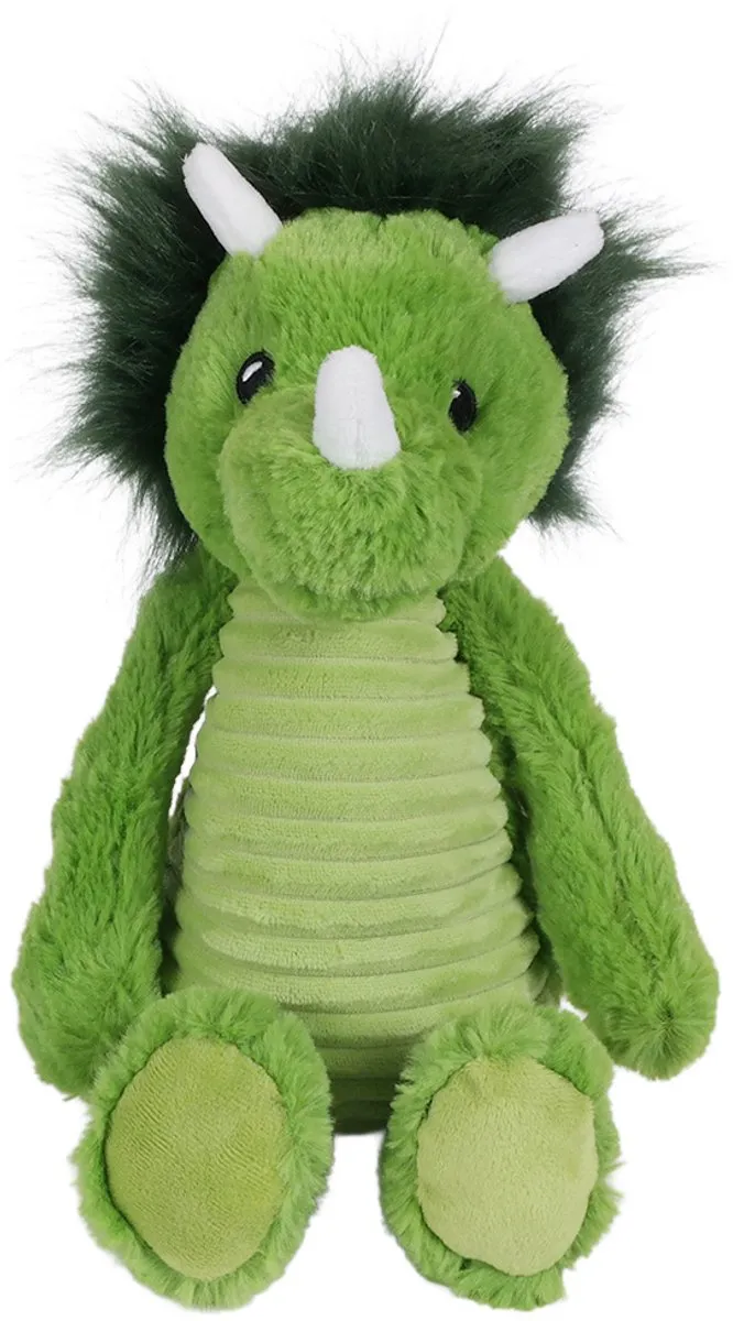 PIA Soft Toys Pluche Triceratops - 19cm - Groen