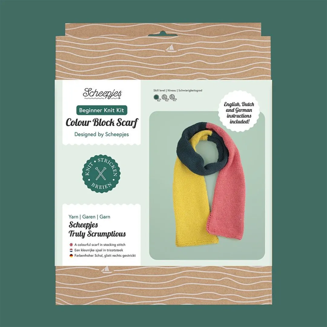 Scheepjes Beginner Breikit Colour Block Sjaal