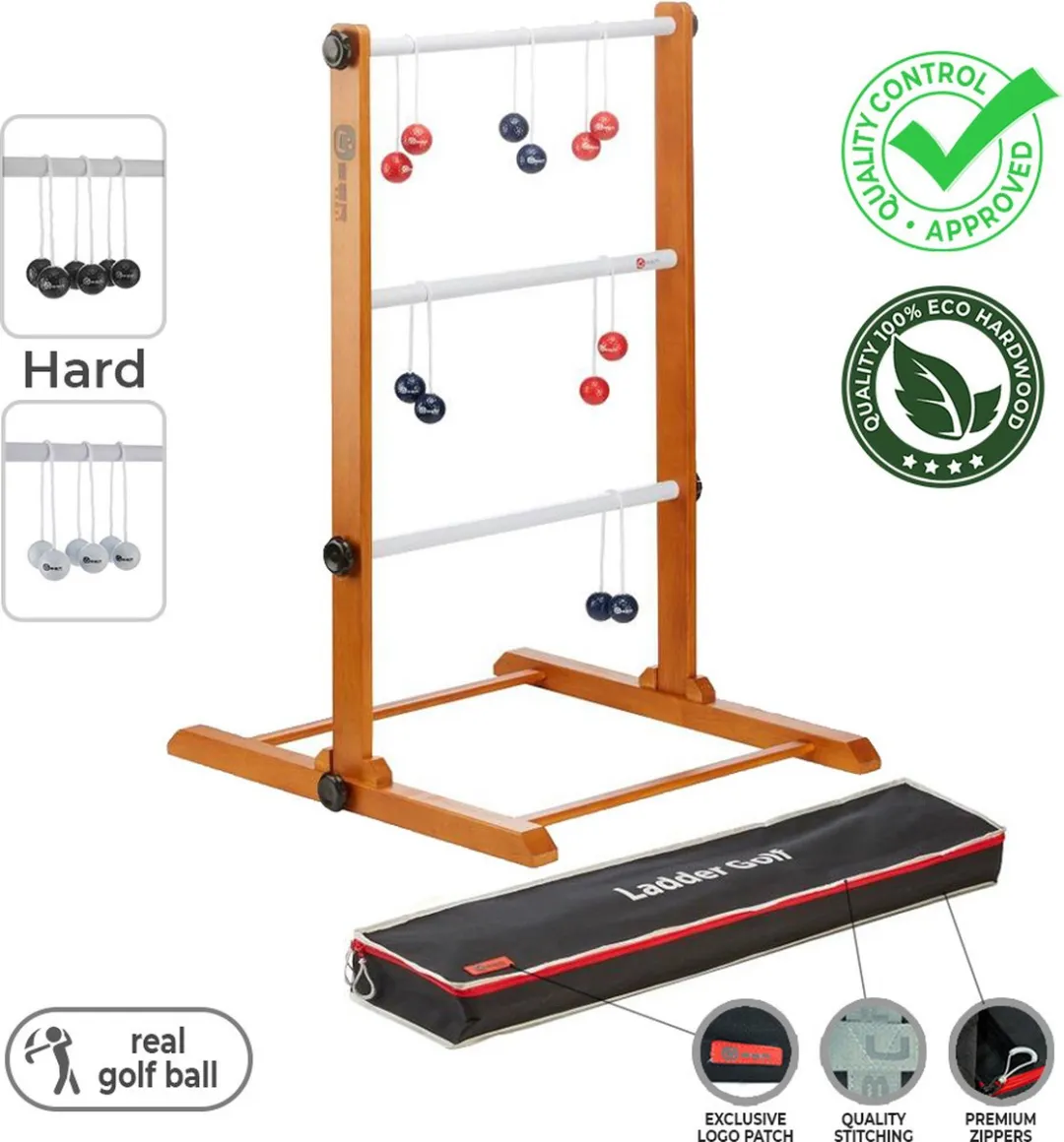 Ubergames Profi Original 2024 Ladderspel - Golf Bolas Rood/Blauw