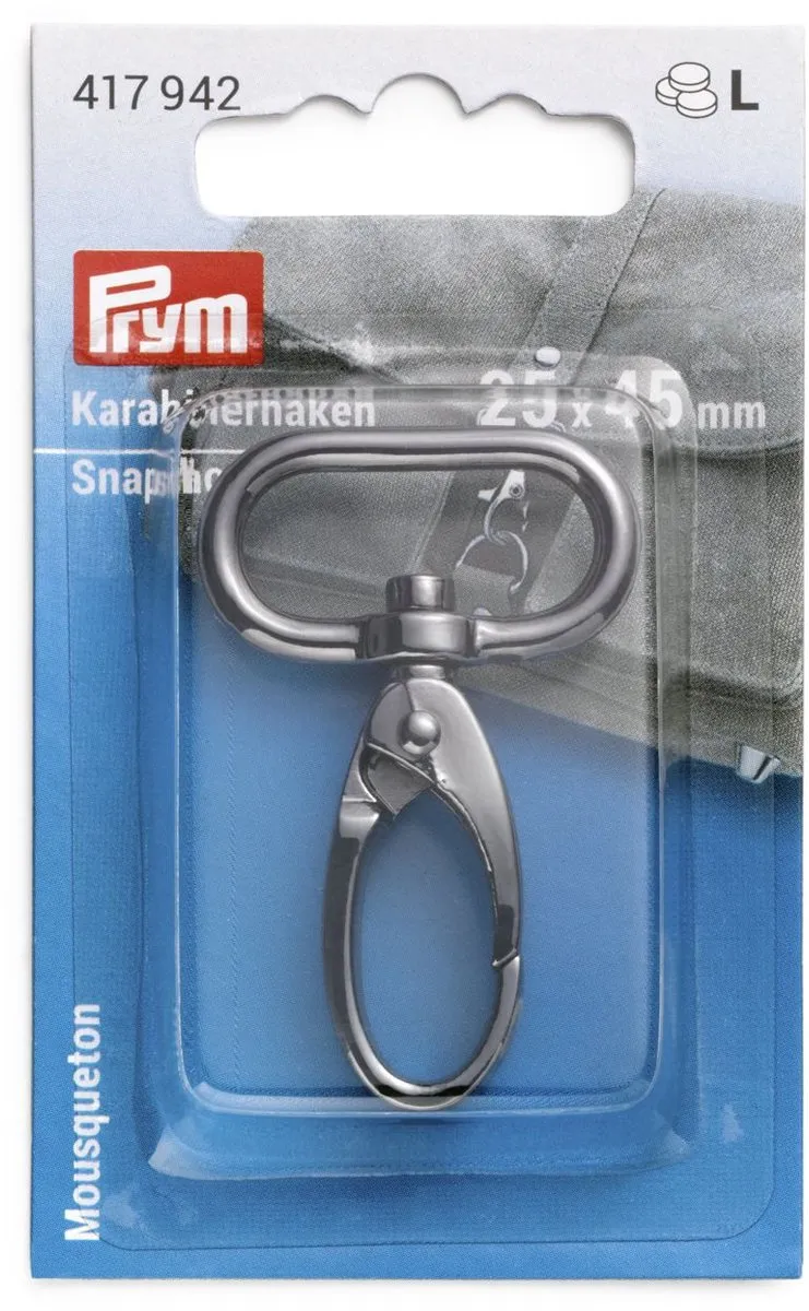 Prym Karabijnhaak 25x45mm - Goudkleurig