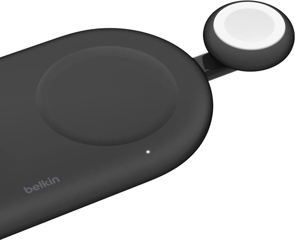 Belkin BoostCharge Smartwatch WIZ022GLBK-B1 - Zwart/Wit