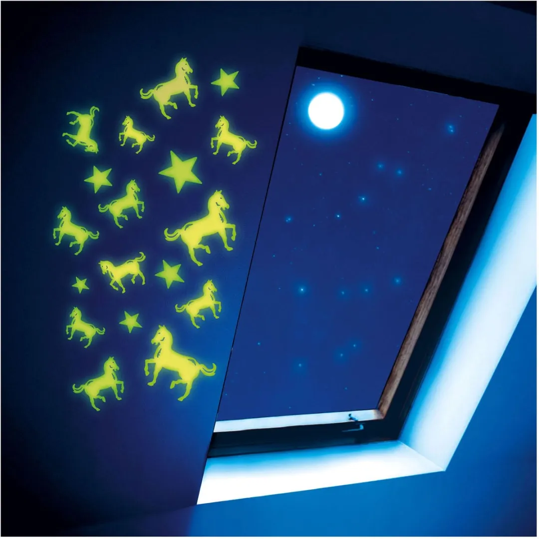 Toi-Toys Glow n Fun Paarden - Glow in the Dark