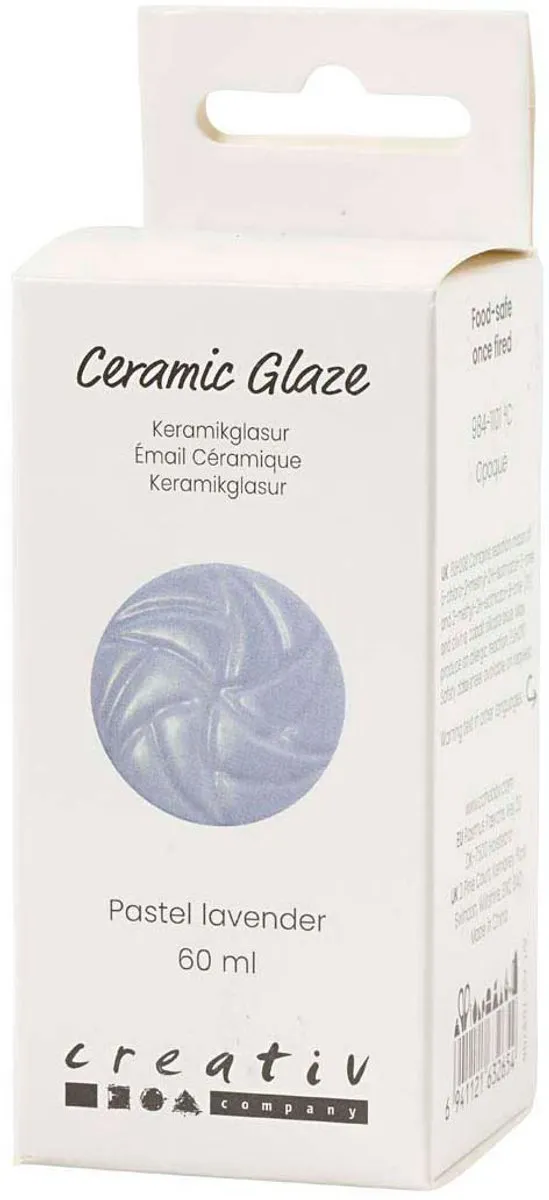 Creativ Company Keramiek Glazuur Pastel Lavender 60ml